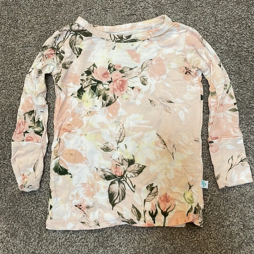 Posh Peanut Vintage Pink Rose Pajamas